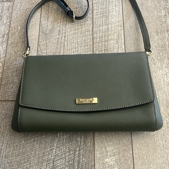 Kate Spade Laurel Way Hunter Green Crossbody Bag - Picture 3 of 5